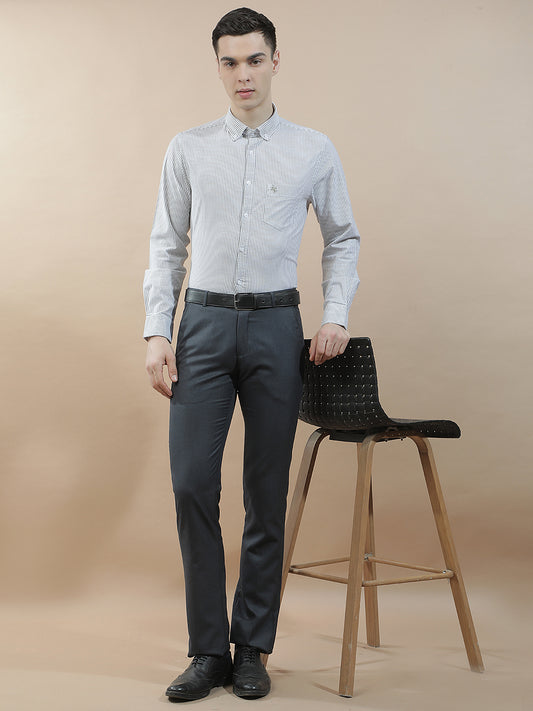 Casual Shirt for Men l Breathable & Soft with Color Fastness Slim Fit  Cotton Fabric Striped Pattern