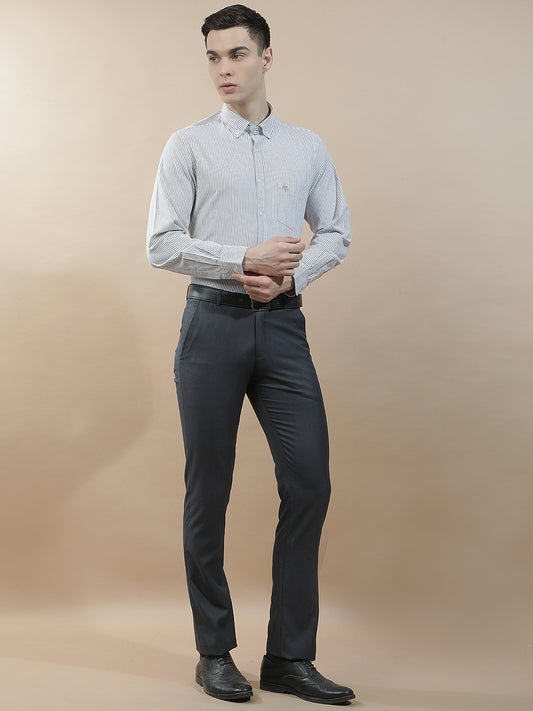 Casual Shirt for Men l Breathable & Soft with Color Fastness Slim Fit  Cotton Fabric Striped Pattern