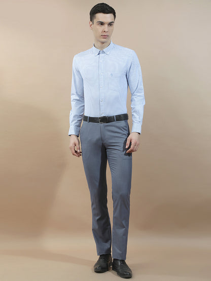 Casual Shirt for Men l Breathable & Soft with Color Fastness Slim Fit  Cotton Fabric Striped Pattern