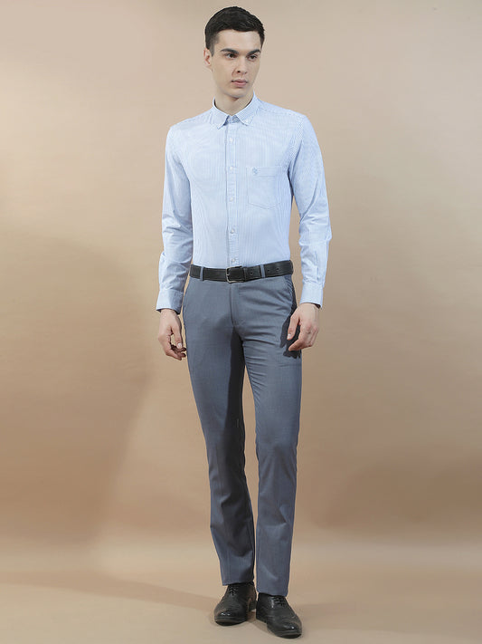 Casual Shirt for Men l Breathable & Soft with Color Fastness Slim Fit  Cotton Fabric Striped Pattern