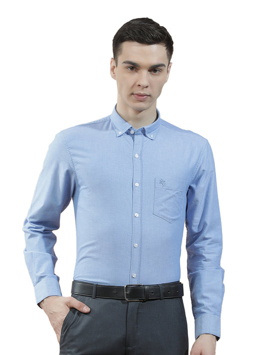 Casual Shirt for Men l Breathable & Soft with Color Fastness Slim Fit  Cotton Fabric Solid Pattern