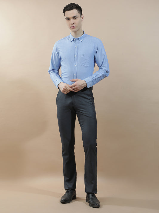 Casual Shirt for Men l Breathable & Soft with Color Fastness Slim Fit  Cotton Fabric Solid Pattern