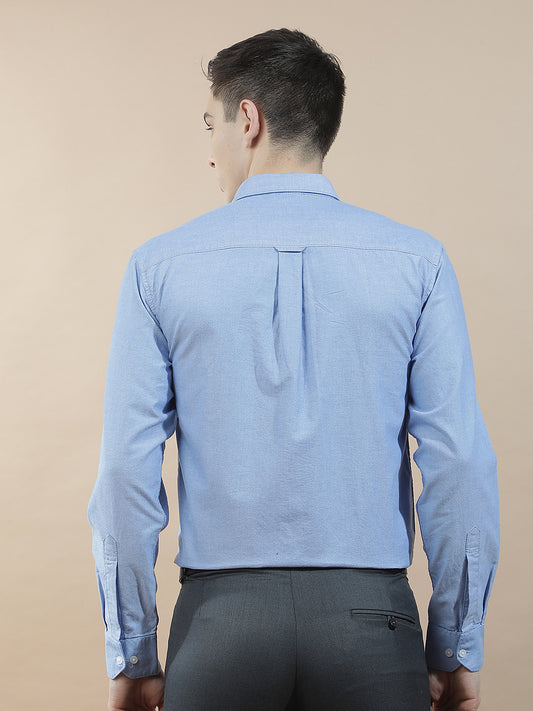 Casual Shirt for Men l Breathable & Soft with Color Fastness Slim Fit  Cotton Fabric Solid Pattern