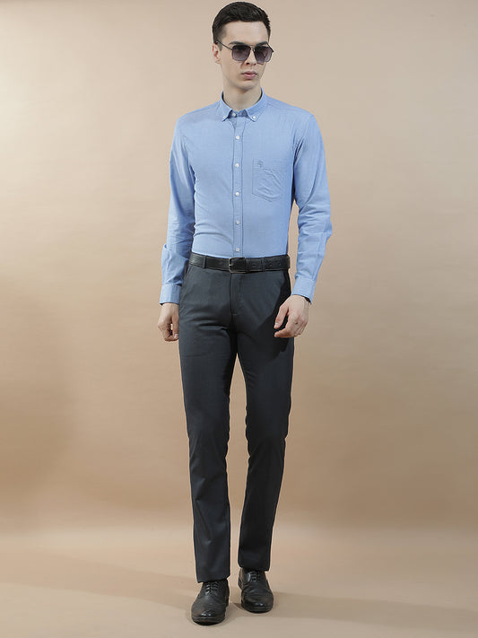 Casual Shirt for Men l Breathable & Soft with Color Fastness Slim Fit  Cotton Fabric Solid Pattern