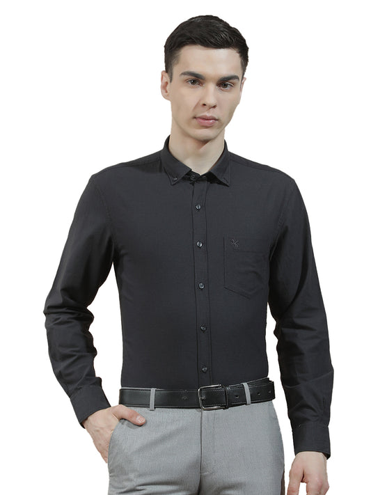 Casual Shirt for Men l Breathable & Soft with Color Fastness Slim Fit  Cotton Fabric Solid Pattern
