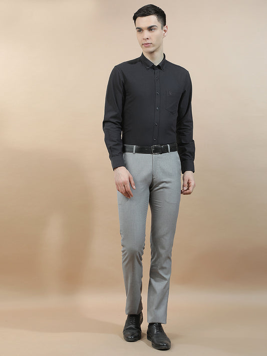 Casual Shirt for Men l Breathable & Soft with Color Fastness Slim Fit  Cotton Fabric Solid Pattern