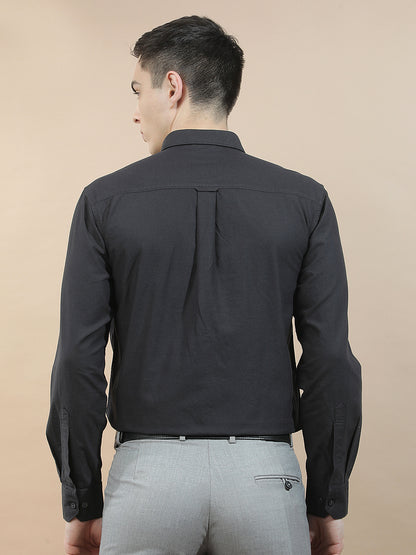 Casual Shirt for Men l Breathable & Soft with Color Fastness Slim Fit  Cotton Fabric Solid Pattern