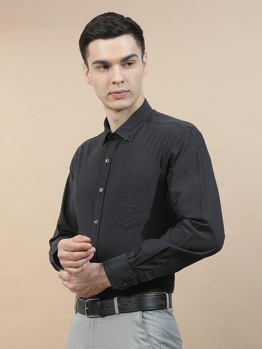 Casual Shirt for Men l Breathable & Soft with Color Fastness Slim Fit  Cotton Fabric Solid Pattern