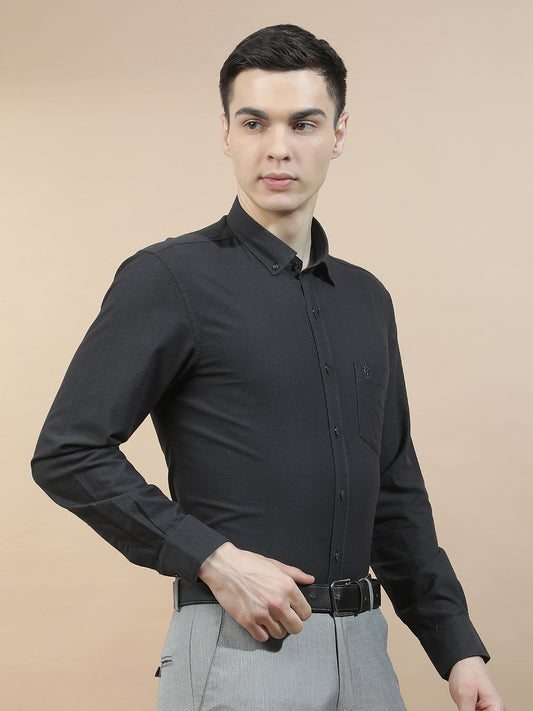 Casual Shirt for Men l Breathable & Soft with Color Fastness Slim Fit  Cotton Fabric Solid Pattern