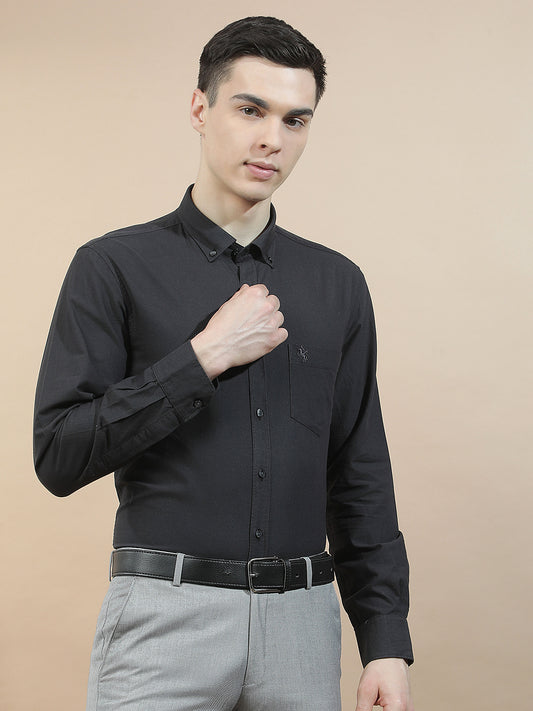 Casual Shirt for Men l Breathable & Soft with Color Fastness Slim Fit  Cotton Fabric Solid Pattern