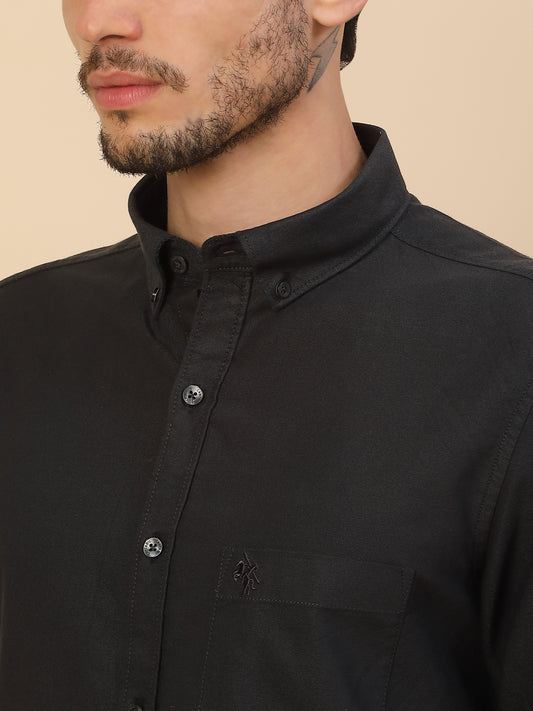 Men's Stylish Solid Casual Shirt | Regular Fit | Full Sleeve | Pure Cotton | Smart Casual Wear