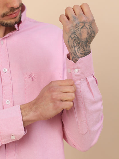 Men's Stylish Solid Casual Shirt | Regular Fit | Full Sleeve | Pure Cotton | Smart Casual Wear