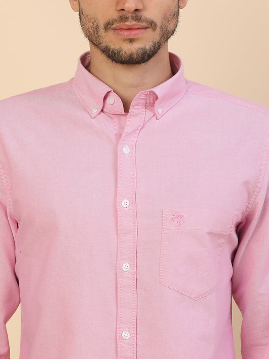 Men's Stylish Solid Casual Shirt | Regular Fit | Full Sleeve | Pure Cotton | Smart Casual Wear