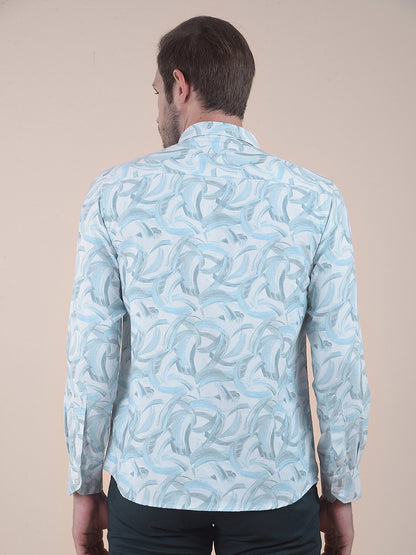 Men's Multi Slim Fit Printed Full Sleeve Casual Shirt