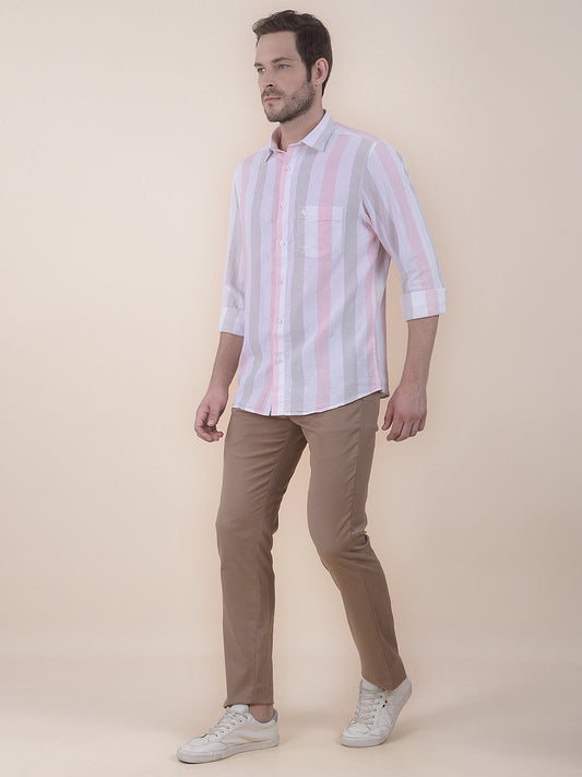 Men's Multi Slim Fit Checkered Full Sleeve Casual Shirt
