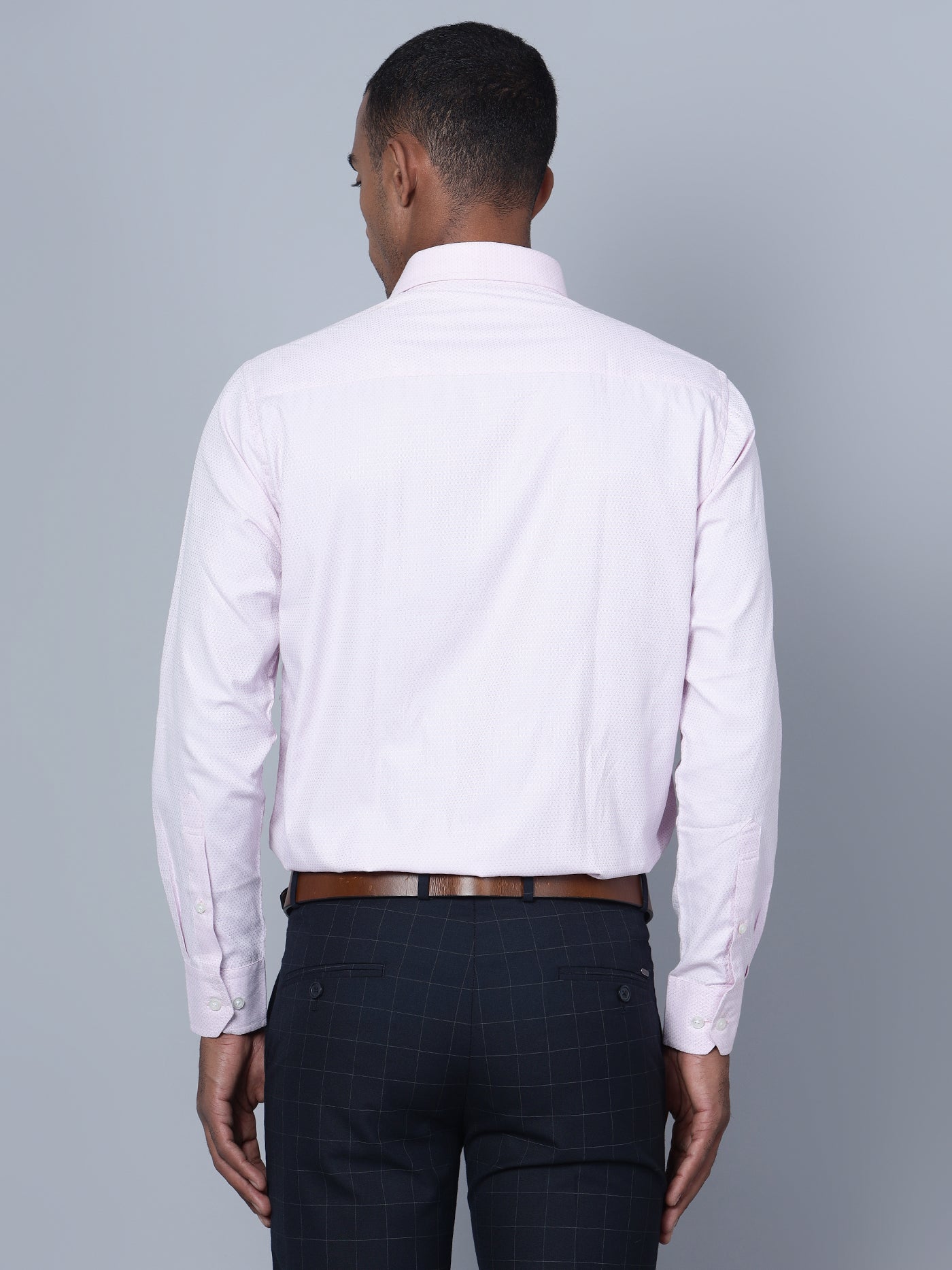 Cantabil Men Pink Formal Shirt (7135806619787)