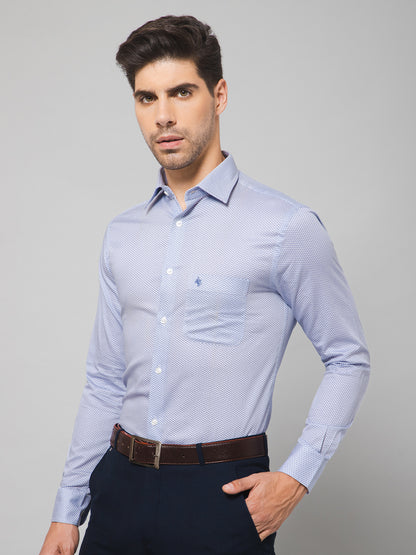 Cantabil Men Sky Blue Shirt (7133131636875)