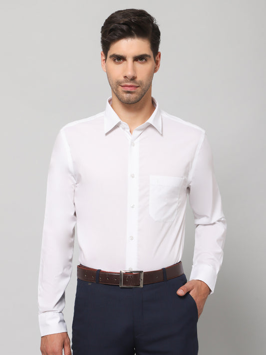 Cantabil Men White Shirt (7133164470411)