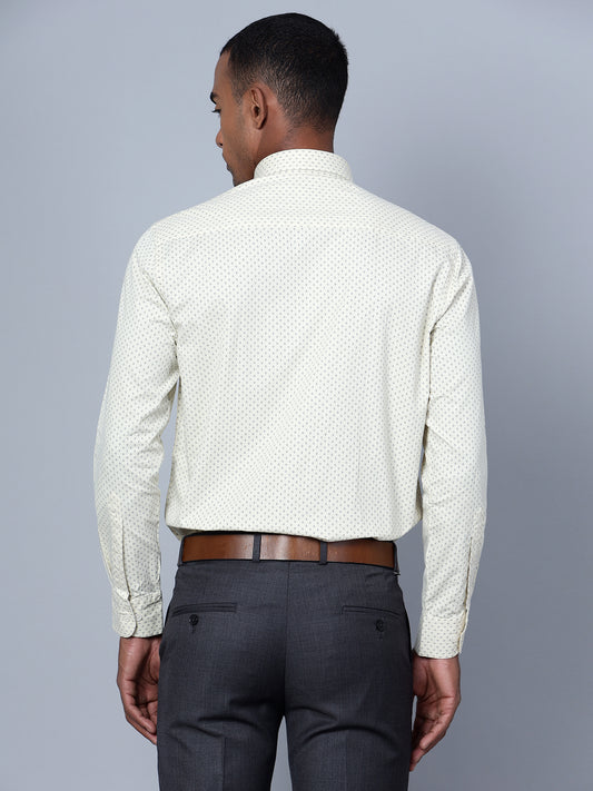 Cantabil Men Yellow Formal Shirt (7135821594763)