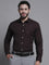 Cantabil Men Cotton Blend Solid Maroon Full Sleeve Formal Shirt for Men with Pocket (7157588721803)