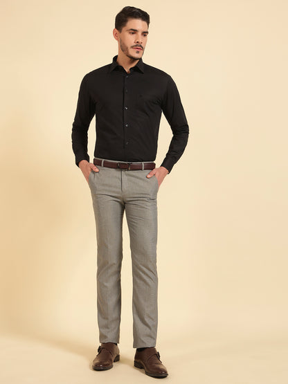 Formal Shirt for Men | Breathable & Soft with Color Fastness Regular Fit Cotton Fabric Solid Pattern