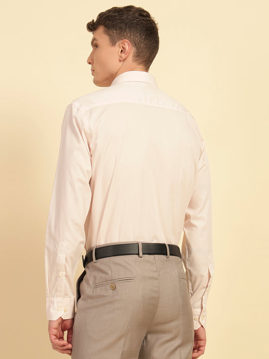 Formal Shirt for Men | Breathable & Soft with Color Fastness Regular Fit Cotton Fabric Solid Pattern