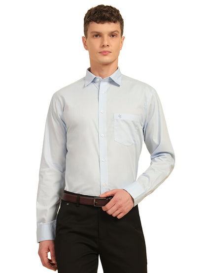 Formal Shirt for Men | Breathable & Soft with Color Fastness Regular Fit Cotton Fabric Solid Pattern