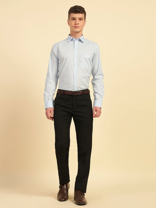 Formal Shirt for Men | Breathable & Soft with Color Fastness Regular Fit Cotton Fabric Solid Pattern
