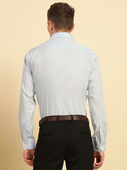 Formal Shirt for Men | Breathable & Soft with Color Fastness Regular Fit Cotton Fabric Solid Pattern