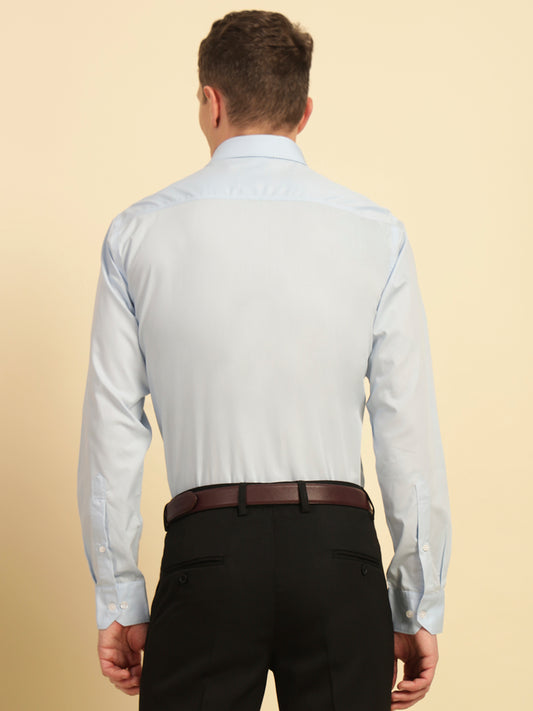 Formal Shirt for Men | Breathable & Soft with Color Fastness Regular Fit Cotton Fabric Solid Pattern