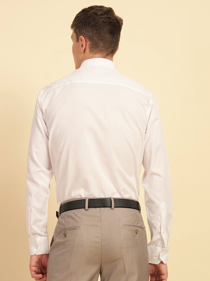 Formal Shirt for Men | Breathable & Soft with Color Fastness Regular Fit Cotton Fabric Solid Pattern