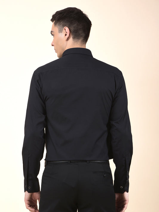 Formal Shirt for Men | Breathable & Soft with Color Fastness Regular Cotton Fabric Solid Pattern