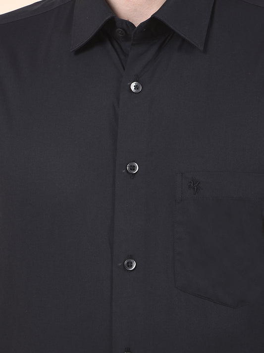 Formal Shirt for Men | Breathable & Soft with Color Fastness Regular Cotton Fabric Solid Pattern