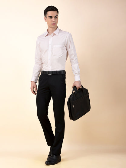 Formal Shirt for Men | Breathable & Soft with Color Fastness Regular Cotton Fabric Solid Pattern