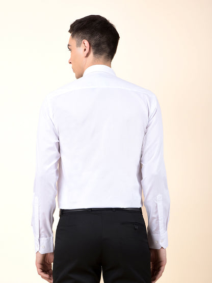 Formal Shirt for Men | Breathable & Soft with Color Fastness Regular Cotton Fabric Solid Pattern