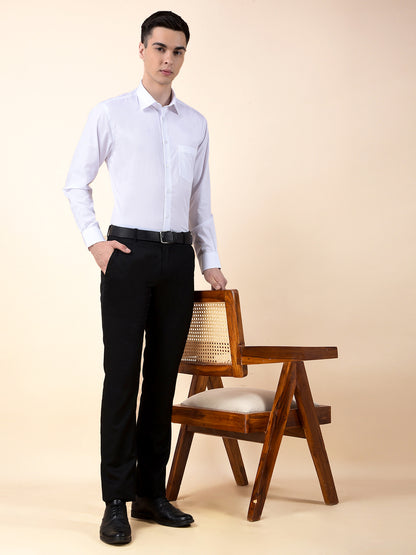 Formal Shirt for Men | Breathable & Soft with Color Fastness Regular Cotton Fabric Solid Pattern