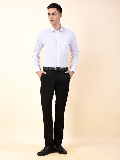 Formal Shirt for Men | Breathable & Soft with Color Fastness Regular Cotton Fabric Solid Pattern