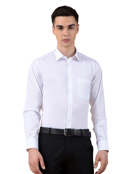 Formal Shirt for Men | Breathable & Soft with Color Fastness Regular Cotton Fabric Solid Pattern