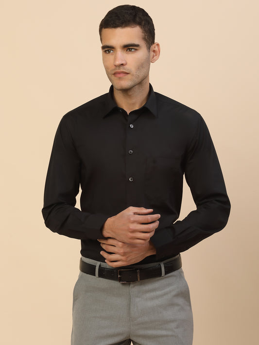 Men's Stylish Solid Formal Shirt | Regular Fit | Full Sleeve | Pure Cotton | Smart Formal Wear