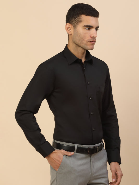 Men's Stylish Solid Formal Shirt | Regular Fit | Full Sleeve | Pure Cotton | Smart Formal Wear