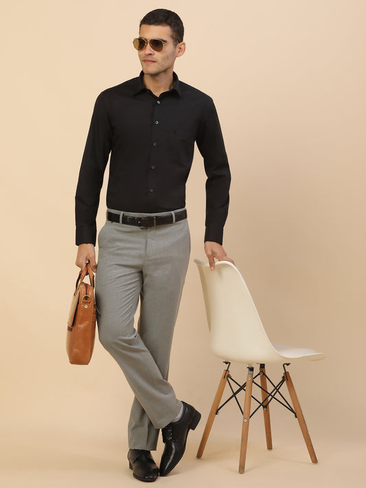 Men's Stylish Solid Formal Shirt | Regular Fit | Full Sleeve | Pure Cotton | Smart Formal Wear