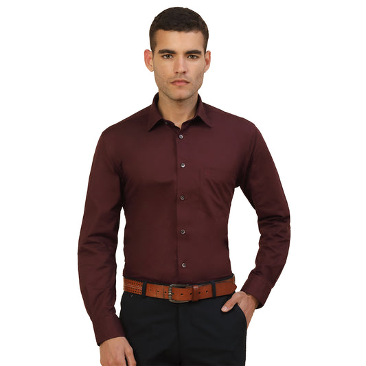 Men's Stylish Solid Formal Shirt | Regular Fit | Full Sleeve | Pure Cotton | Smart Formal Wear