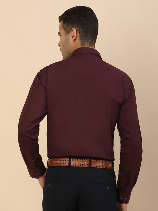 Men's Stylish Solid Formal Shirt | Regular Fit | Full Sleeve | Pure Cotton | Smart Formal Wear