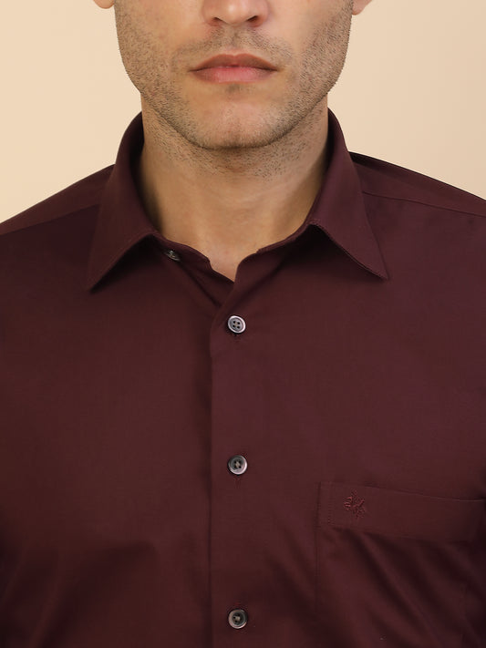 Men's Stylish Solid Formal Shirt | Regular Fit | Full Sleeve | Pure Cotton | Smart Formal Wear