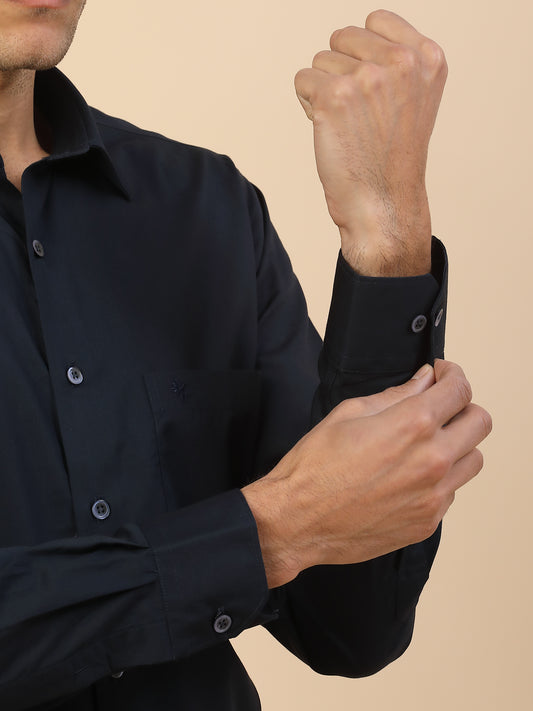 Men's Stylish Solid Formal Shirt | Regular Fit | Full Sleeve | Pure Cotton | Smart Formal Wear