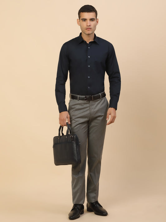 Men's Stylish Solid Formal Shirt | Regular Fit | Full Sleeve | Pure Cotton | Smart Formal Wear