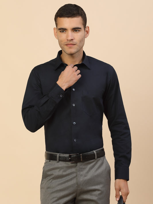 Men's Stylish Solid Formal Shirt | Regular Fit | Full Sleeve | Pure Cotton | Smart Formal Wear