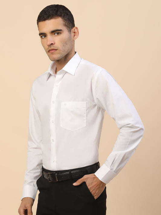 Men's Stylish Solid Formal Shirt | Regular Fit | Full Sleeve | Pure Cotton | Smart Formal Wear