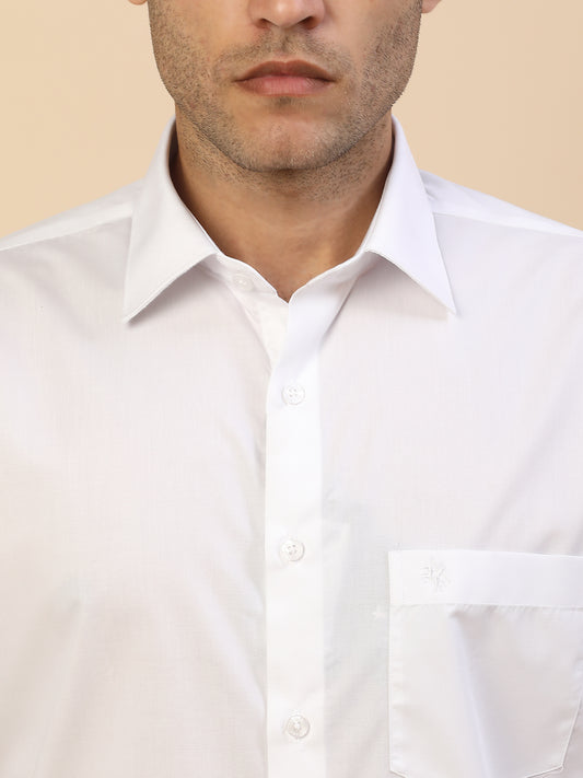 Men's Stylish Solid Formal Shirt | Regular Fit | Full Sleeve | Pure Cotton | Smart Formal Wear