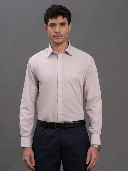 Men's Onion Regular Fit Solid Full Sleeve Formal Shirt